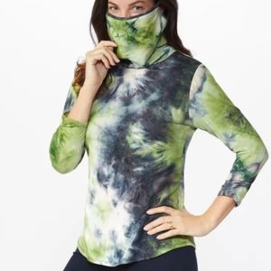 INNER BEAUTY Never Forget Your Mask Tie Dye Top L